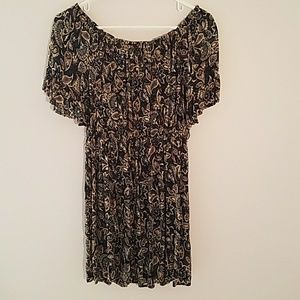 Paisley, off the shoulder dress 《 size S